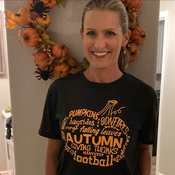 Awesome Fall Pumpkin T-shirt - Picture 2 of 3